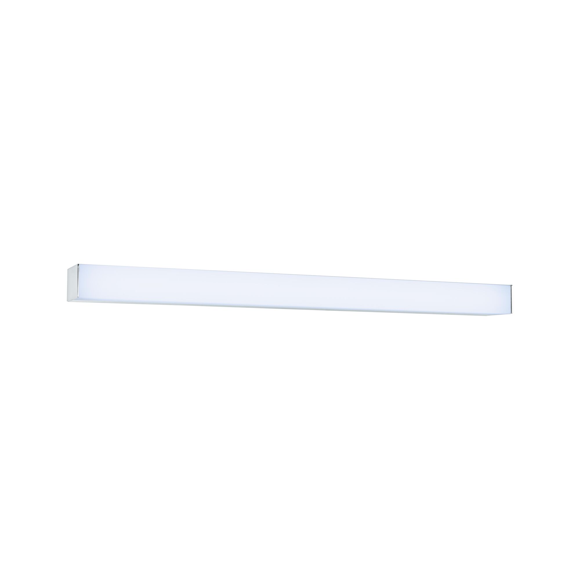 Schlanke LED-Wandleuchte in Weiß mit Aluminiumrahmen für moderne Innenbeleuchtung