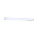 Schlanke LED-Wandleuchte in Weiß mit Aluminiumrahmen für moderne Innenbeleuchtung