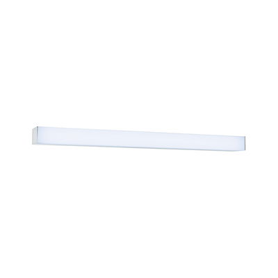 Schlanke LED-Wandleuchte in Weiß mit Aluminiumrahmen für moderne Innenbeleuchtung