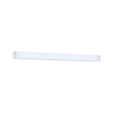Schlanke LED-Wandleuchte in Weiß mit Aluminiumrahmen für moderne Innenbeleuchtung