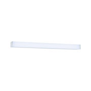 Schlanke LED-Wandleuchte in Weiß mit Aluminiumrahmen für moderne Innenbeleuchtung