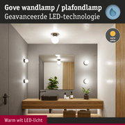 Gove LED wand- en plafondlamp wit met warm wit licht voor moderne badkamerverlichting