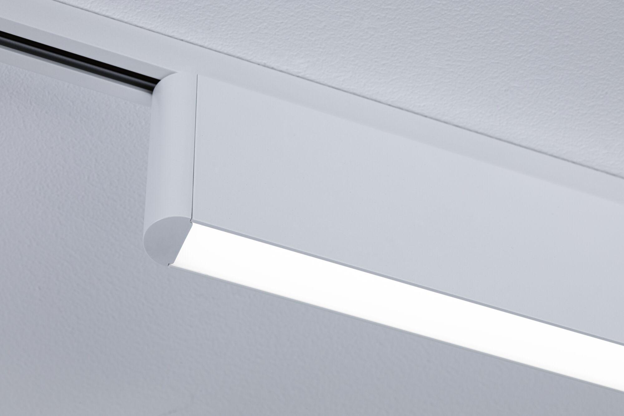 Weiße LED-Deckenleuchte aus Metall mit modernem Design für energiesparende Raumbeleuchtung