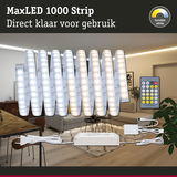 MaxLED 1000 Strip instelbare witte LED-lichtstrip met afstandsbediening voor woonverlichting