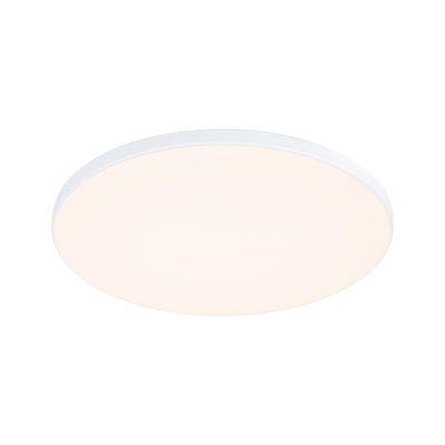 Round white LED ceiling light with warm white glow for modern rooms and energy-efficient lighting