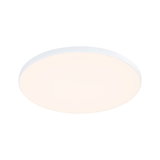 Round white LED ceiling light with warm white glow for modern rooms and energy-efficient lighting