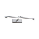Moderne LED-Wandleuchte aus gebürstetem Edelstahl in Silber für stilvolle Raumbeleuchtung