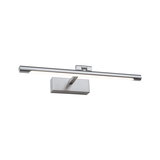 Moderne LED-Wandleuchte aus gebürstetem Edelstahl in Silber für stilvolle Raumbeleuchtung