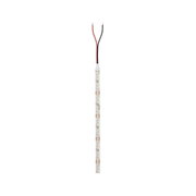 Schmale LED-Lichtleiste mit weißen und orangen LEDs und zwei Anschlusskabeln für flexible Beleuchtung
