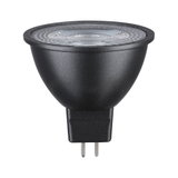 Schwarze LED-Reflektorlampe mit GU5.3 Sockel aus Kunststoff für energiesparende Beleuchtung
