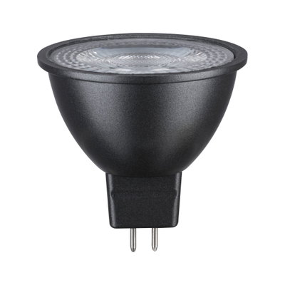 Schwarze LED-Reflektorlampe mit GU5.3 Sockel aus Kunststoff für energiesparende Beleuchtung