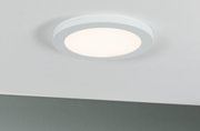 Ronde witte LED-plafondlamp met warm wit licht voor moderne binnenverlichting