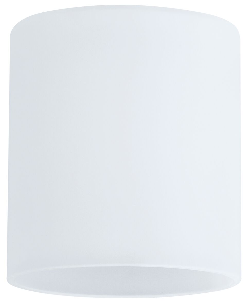 Abat-jour rond en verre blanc pour plafonniers, accessoire d'éclairage moderne