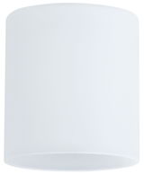 Ronde witte glazen lampenkap voor plafondlampen, modern verlichtingsaccessoire