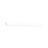Slim white LED wall light with diffused cover for modern indoor lighting
