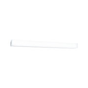 White LED wall light made of plastic with modern design for indoor lighting
