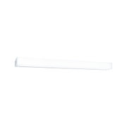 White LED wall light made of plastic with modern design for indoor lighting