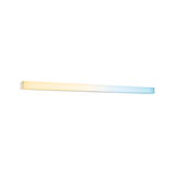 Applique LED longue avec dégradé blanc chaud à blanc froid, design moderne en aluminium