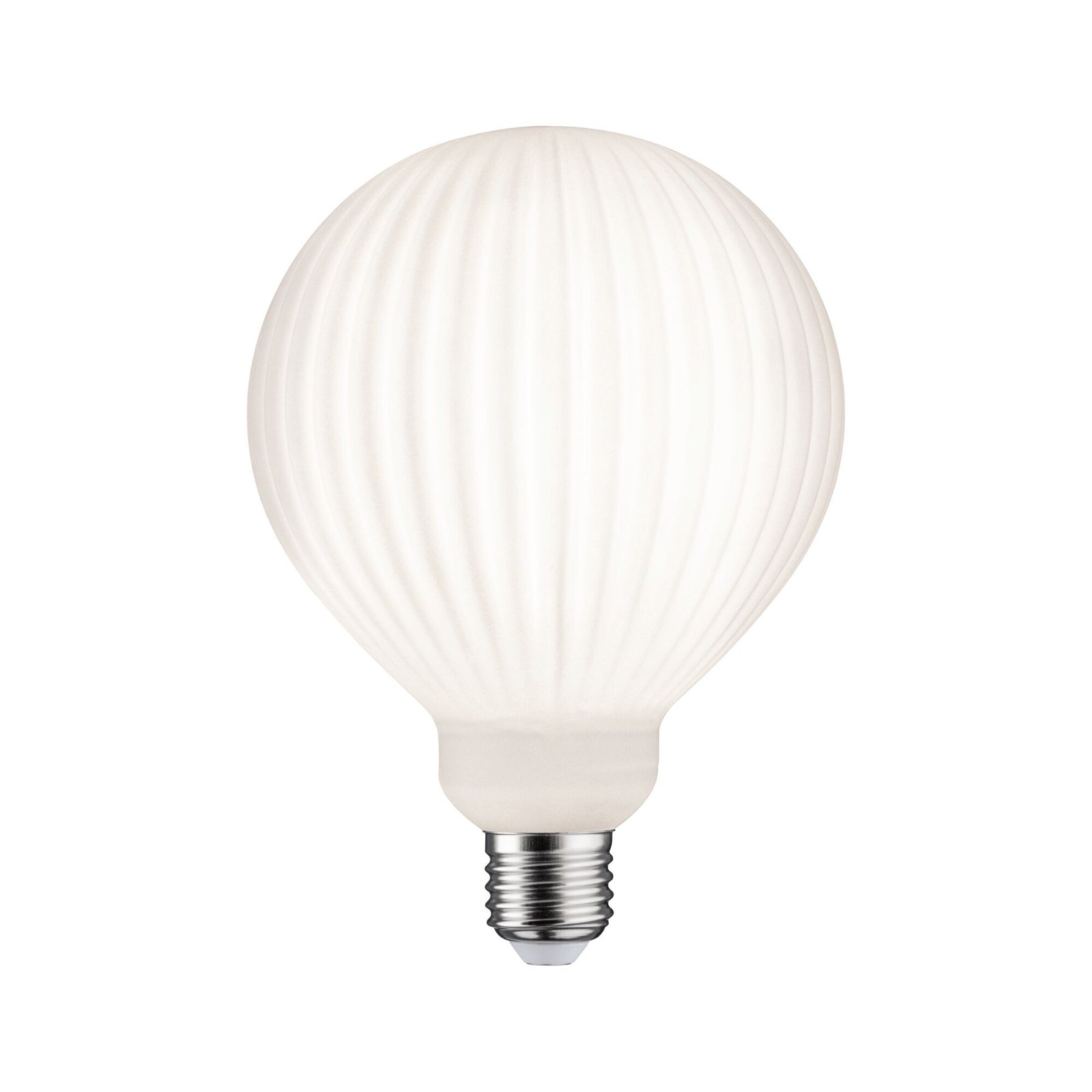 White Lampion Filament 230 V Globe LED G125 E27 400lm 4,3W 3000K gradable Blanc