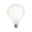 White Lampion Filament 230V LED Globe G125 E27 400lm 4,3W 3000K dimmbar Weiß Weiße LED-Lampe mit geriffelter Oberfläche und E27-Fassung für energiesparende Beleuchtung