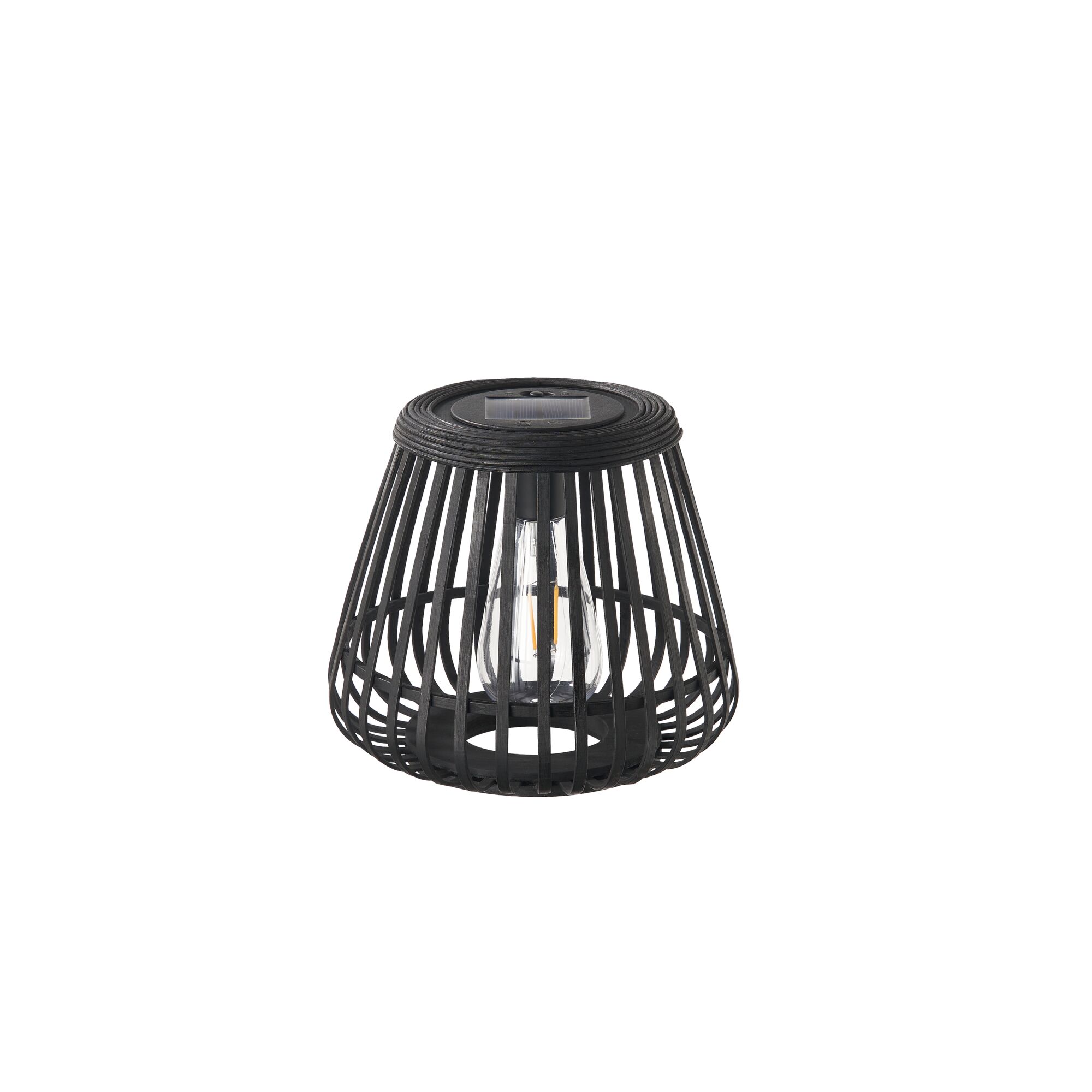 Paulmann Pauleen Lanterne solaire Sunshine Glimmer IP44 2700K 7lm Noir Lampe solaire extérieure noire en métal avec design en cage et ampoule LED pour éclairage de jardin