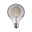 Rustic Shine 230 V Standard LED Globe Filament in S-shape 170lm 4,2W 1800K dimmable Smoke glass Light bulb with spiral LED filament in clear glass for decorative lighting and ambiance