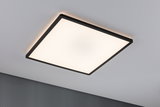 Modernes quadratisches LED-Deckenlicht mit schwarzem Rahmen und warmweißem Licht für Wohnräume