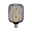 Metallic Glow 230 V Standard LED illuminant Zyl E27 Helix 110lm 3,5W 1800K Black LED bulb with black metal mesh and warm white spiral filament light for decorative lighting