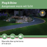LED tuinpadverlichting met warm wit licht voor sfeervolle terras- en tuinpaden