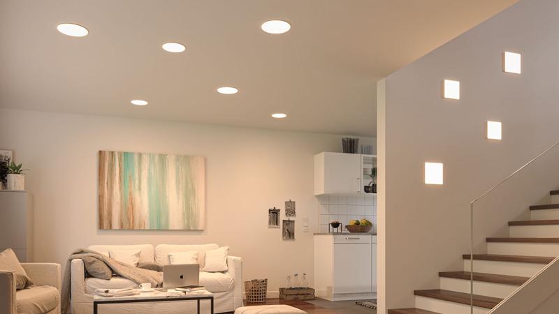 Paulmann LED Einbaupanels ohne Rand Rahmenlose LED Einbaupanels werden Eins mit der Decke