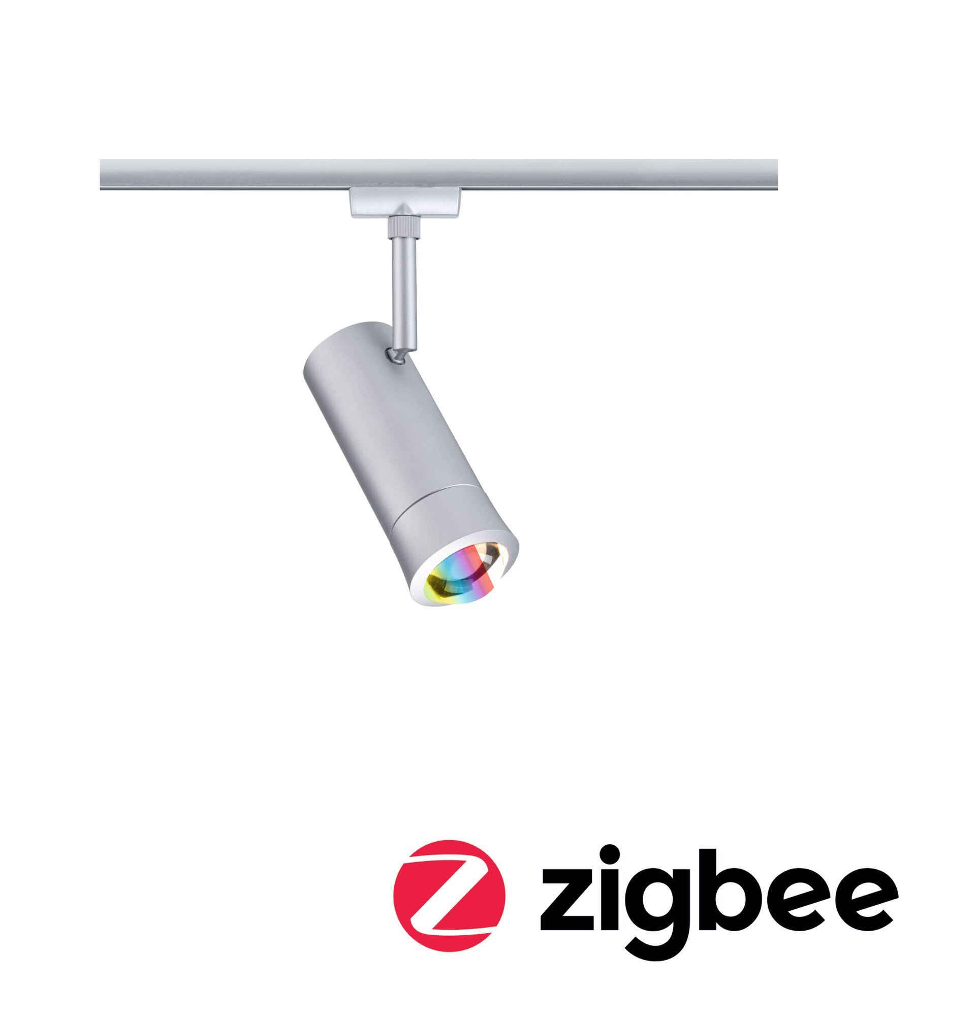 URail Reflektor Smart Home Zigbee 3.0 Tarie RGBW 230lm 4,5W RGBW+ ściemnialny 230V Chrom matowy URail Reflektor Smart Home Zigbee 3.0 Tarie RGBW 230lm 4,5W RGBW+ ściemnialny 230V Chrom matowy