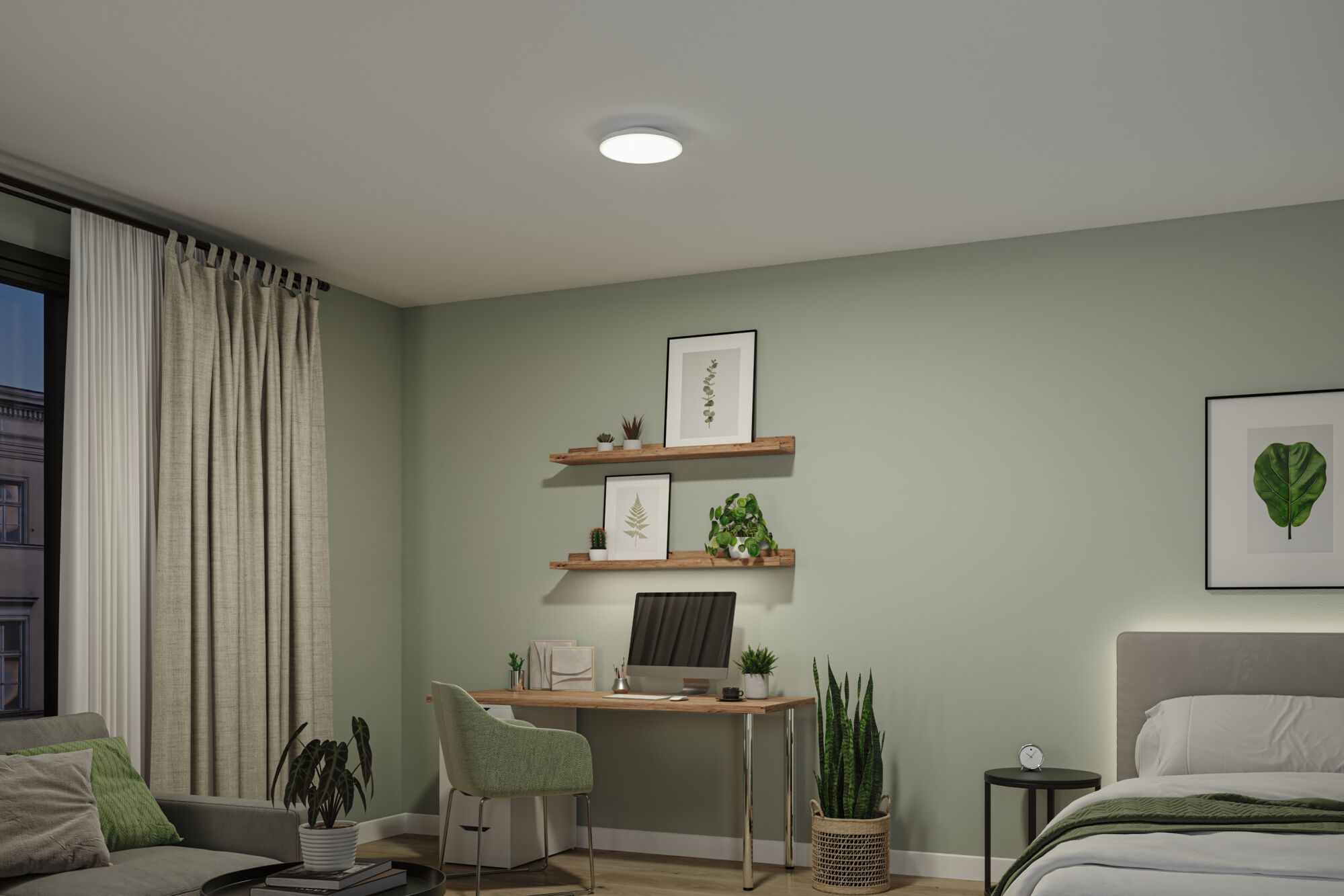 LED-plafondlamp Siena 4000K 260mm 1600lm 230V 18,8W