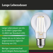 Efficient-Line Filament 230V LED Birne E27 1er-Set 840lm 4W 3000K Klar