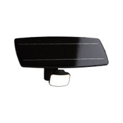 Panneau solaire noir avec lumière LED intégrée pour un éclairage extérieur de jardin économe en énergie