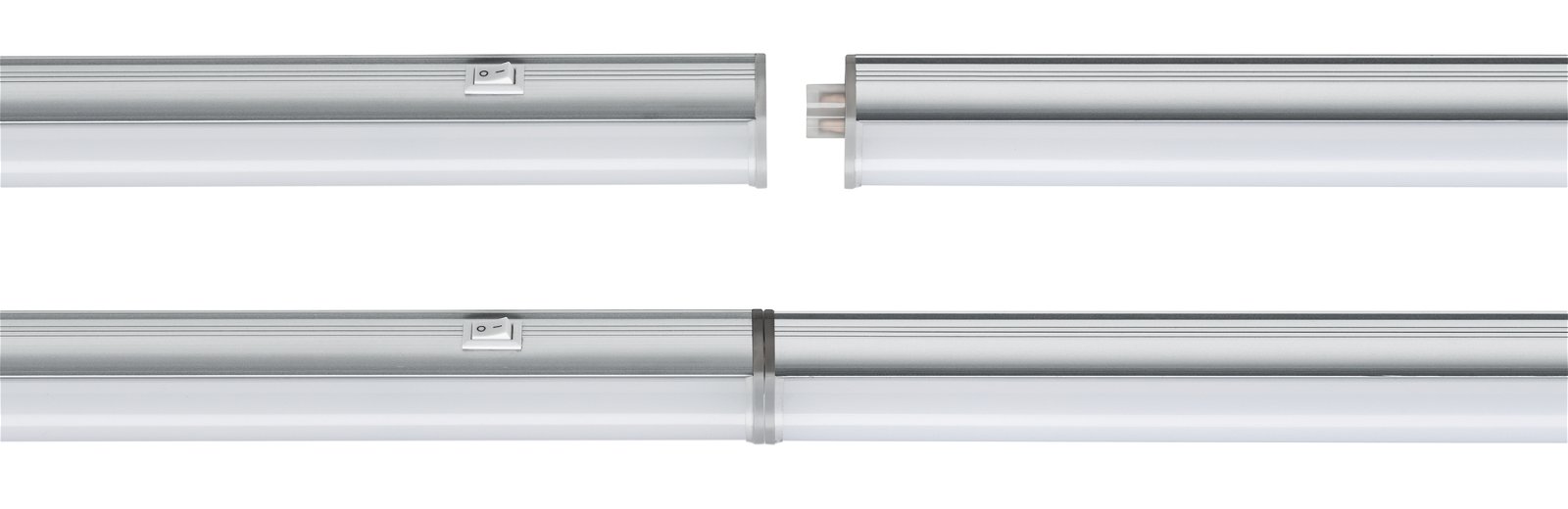 LED Under-cabinet luminaire Bond incl. switch 318x25mm 450lm 230V 4000K Satin