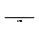 Black LED aluminum profile light with accessories for modern indoor lighting accents