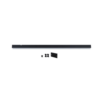 Black LED aluminum profile light with accessories for modern indoor lighting accents
