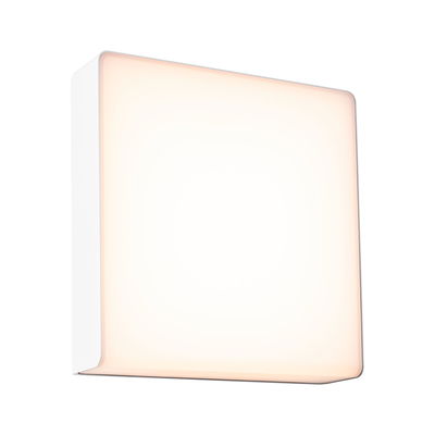 Applique murale carrée LED blanche avec lumière blanc chaud pour intérieur moderne