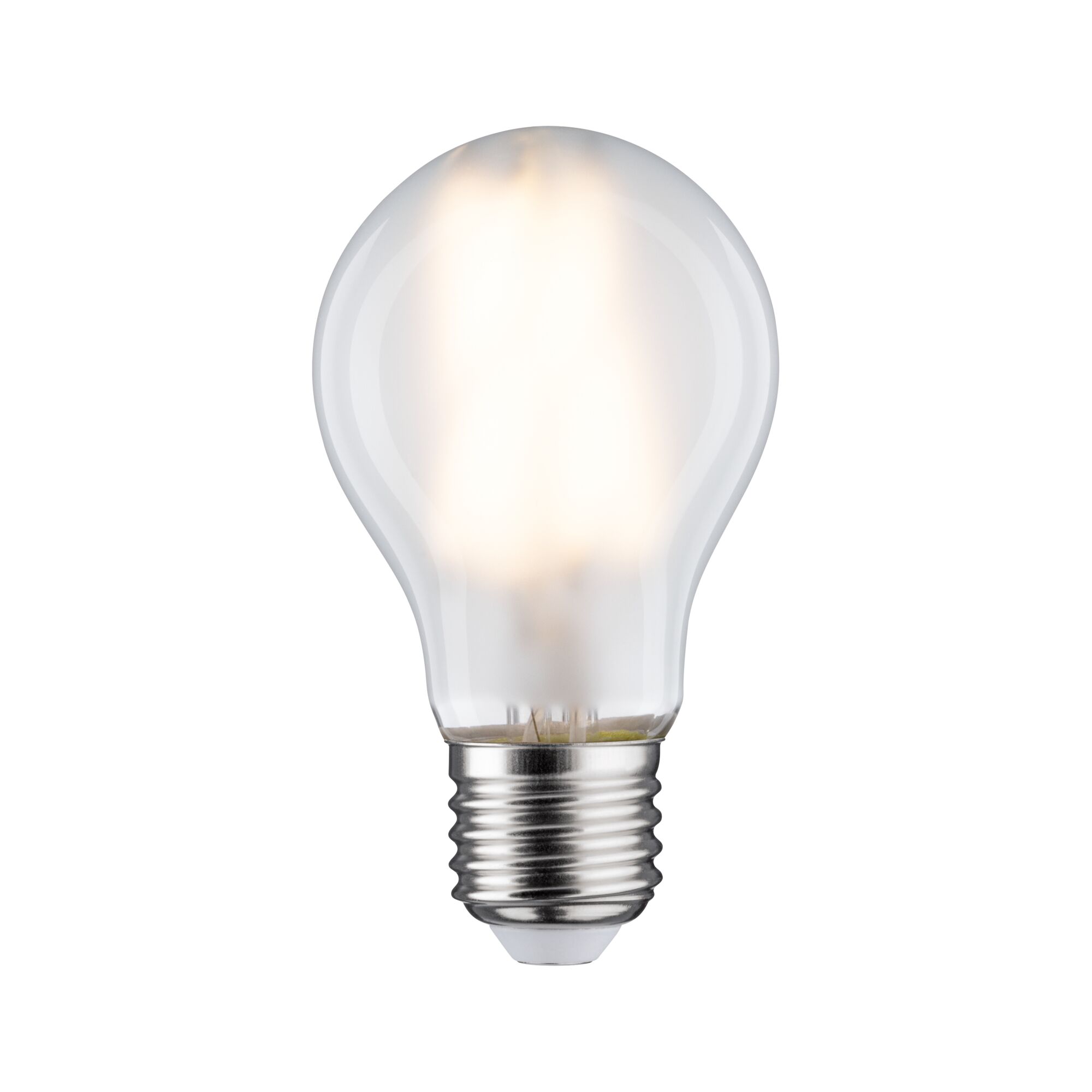 Vlákno 230V LED Žárovka E27 806lm 7W 2700K Matná Klassische LED-Glühbirne mit transparentem Glas und E27-Fassung für energiesparende Beleuchtung