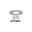 Spot encastré LED Nova Mini Coin Luminaire individuel fixe IP44 rond 65mm Coin 4W 310lm 230V 2700K Acier brossé Spot encastré rond en aluminium brossé argenté de 35 mm de diamètre pour éclairage LED