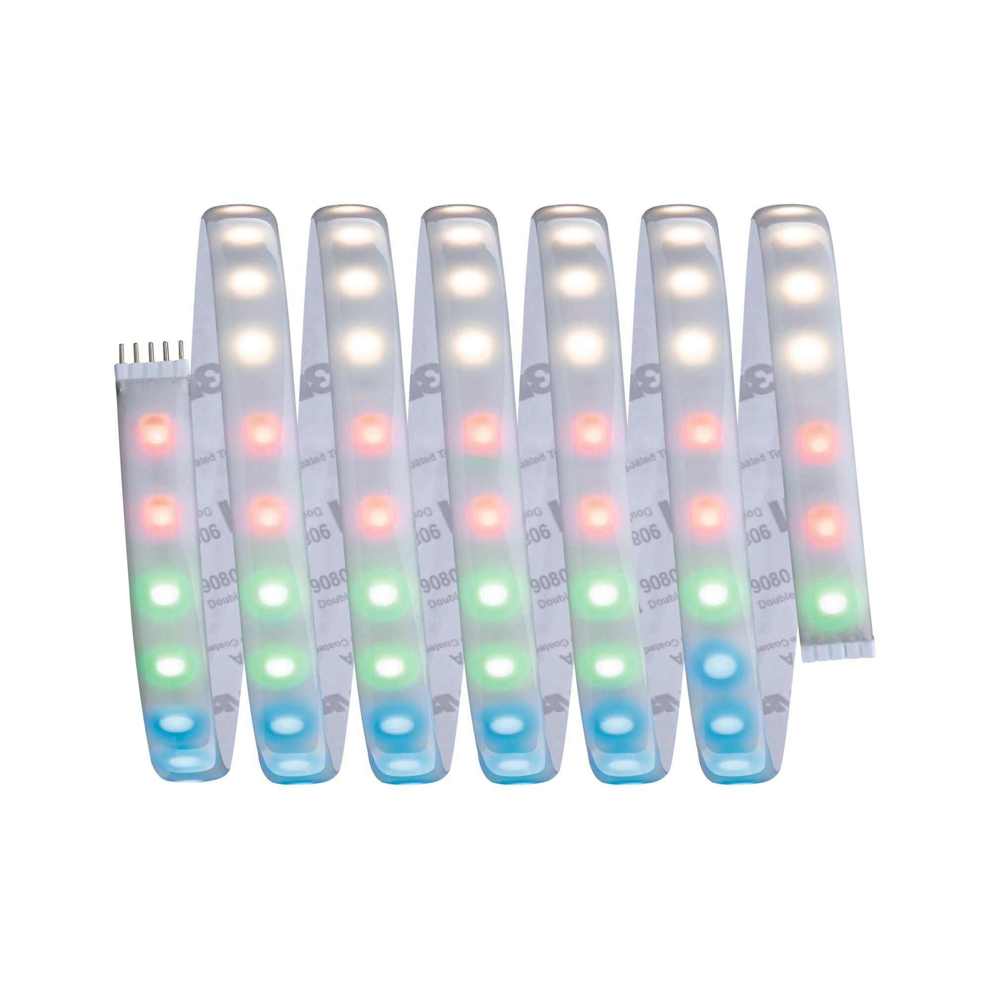 MaxLED 1000 LED Strip uitbreiding 2,5m RGBW gecoat 28W 1000lm/m RGBW+ Flexibele LED-strip met meerkleurige diodes en witte basis voor decoratieve verlichting