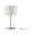 Table luminaire Tessa E14 max. 40W Cream/Brushed iron Modern table lamp with white fabric shade and brushed metal base for stylish room lighting