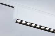 White metal LED ceiling spotlight with six lights for modern indoor lighting solutions