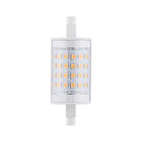 R7s LED-pære med transparent hus og varm hvide LED'er til energieffektiv belysning