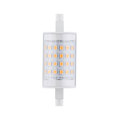 LED-Leuchtmittel R7s mit transparentem Gehäuse und warmweißen LEDs für energiesparende Beleuchtung