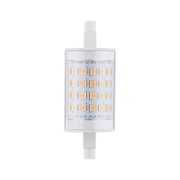 R7s LED-pære med transparent hus og varm hvide LED'er til energieffektiv belysning