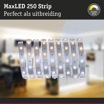 MaxLED 250 Strip LED-lichtstrip met instelbaar wit voor flexibele verlichting thuis