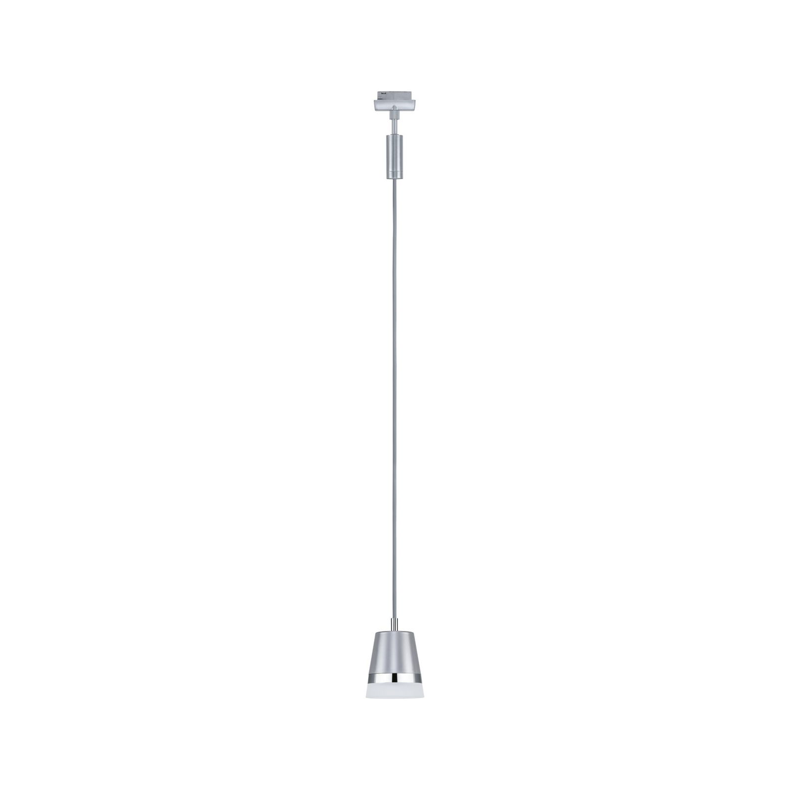 URail Pendels Cone GU10 max. 10W dimbaar 230V Chroom mat