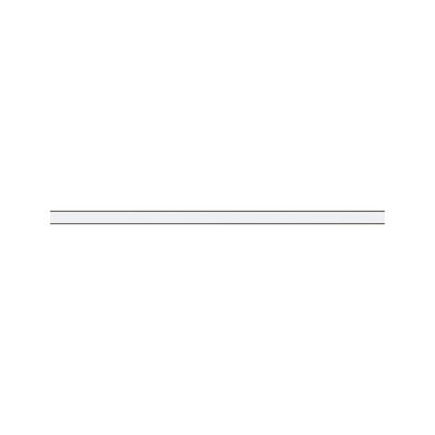 Slim white LED strip with black edge for modern indoor lighting solutions
