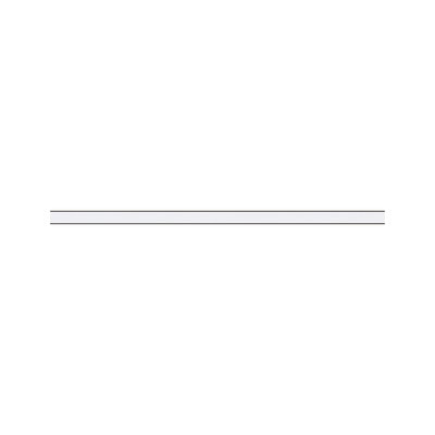 Slim white LED strip with black edge for modern indoor lighting solutions